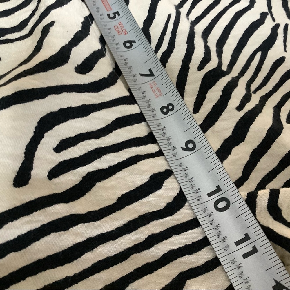 Sincerely Jules Black and Cream Zebra Wide-Leg Pants - Picture 12 of 12